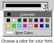 Pick a color that will show-up on your background.